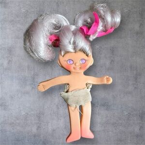 Vintage Mini Flatsy Doll, produced by the Ideal Toy Company 1969